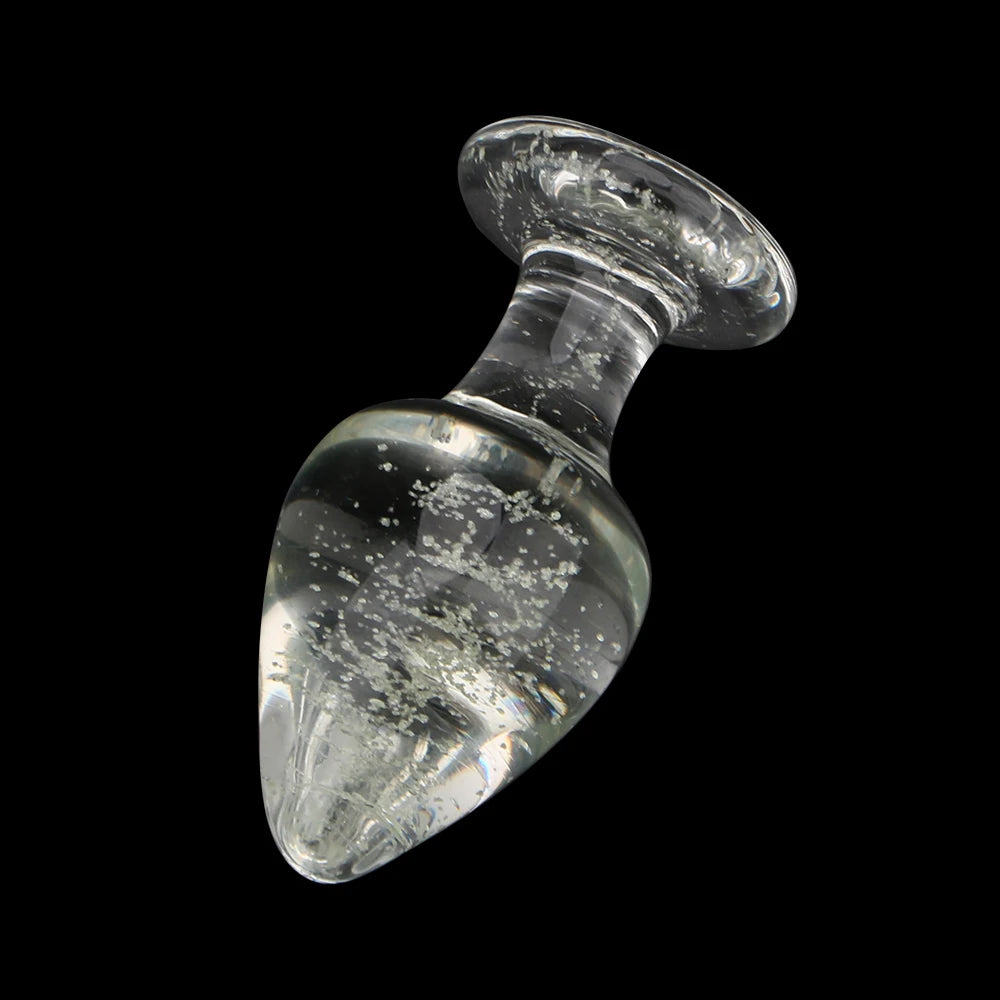 Luminous Butt Plug Glass Anal Beads For Women Dildos Female Masturbator Sex Toys Adult Men Couple Games Erotic Products