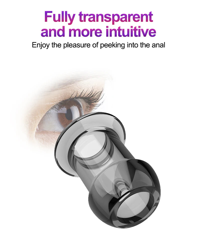 Hollow Anal Plug Butt Plug Anal Dilator Anus Tunnel Expansion Prostate Massager Sextoy Vagina Anchor Shower Enema Intimate Goods