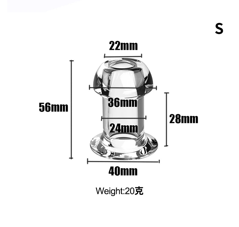 Hollow Anal Plug Butt Plug Anal Dilator Anus Tunnel Expansion Prostate Massager Sextoy Vagina Anchor Shower Enema Intimate Goods