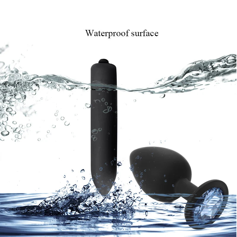 Adult Silicone set Anal Plug Dildos Bullet Vibrator Butt Plugs Sex Toys for Women Men Gay Prostate Massager Anal Masturbating S/M/L