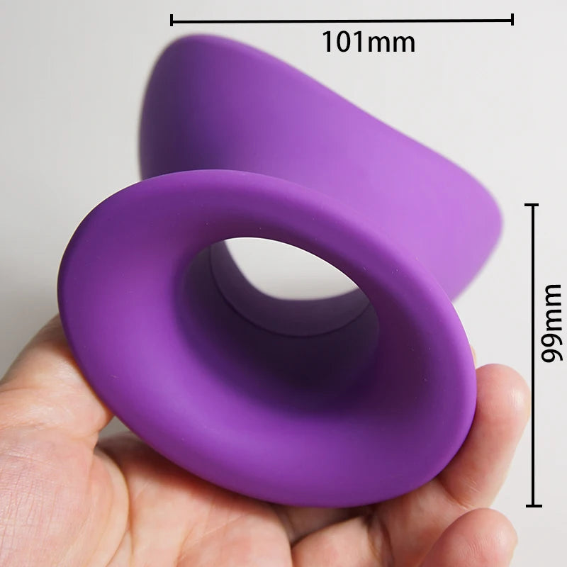 Anal Tunnel Plug Stretcher,Anus Ass Wide Open,Hollow in the Middle Analplug Buttplug Butplug,Silicone But Butt Plugs,Sex Toys