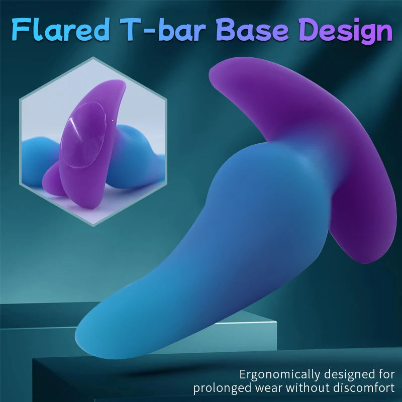 Mini Wearable Anal Plug Dildo For Women Masturbator Men Prostate Massage  Butt Plug Luminous Dildo Adult 18 Sexshop