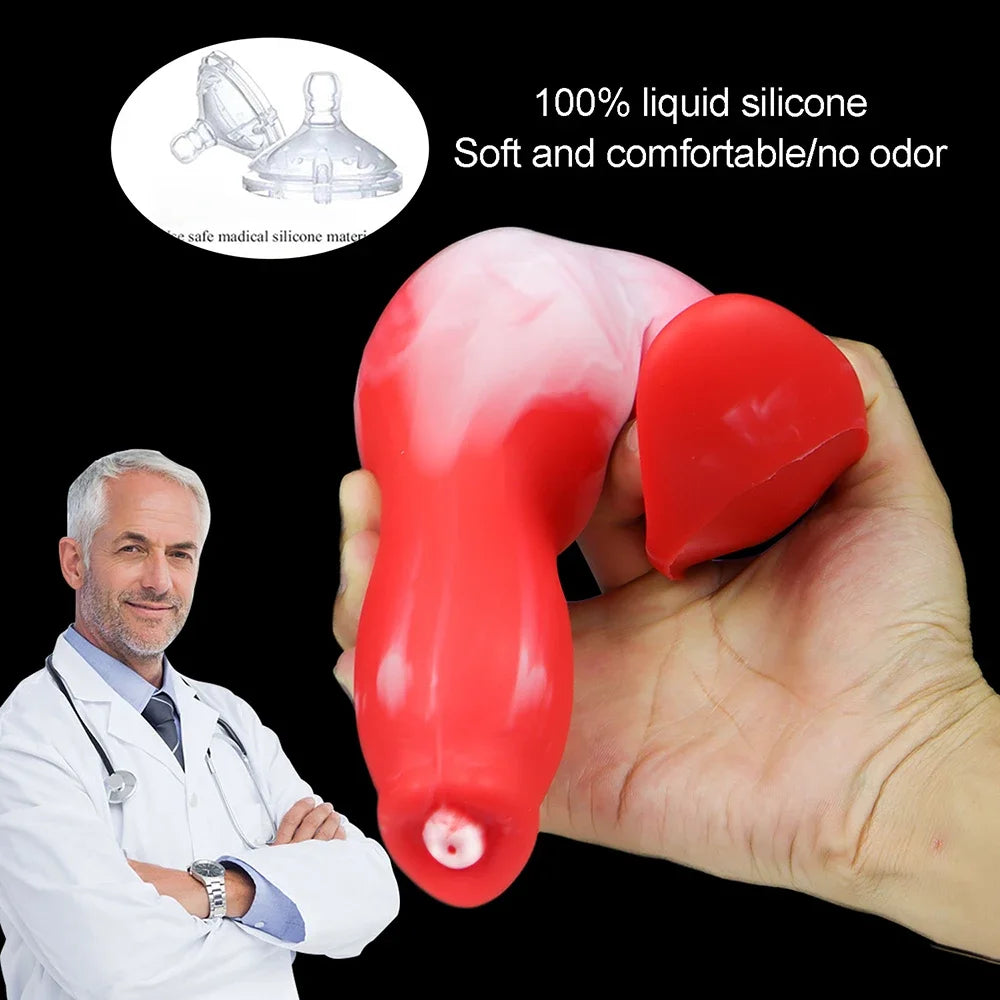 Wearable Anal Plug Liquid Silicone Soft Butt Plug Realistic Dildos Sex Toys For Women Anal Dildos Prostate Massage Butplug