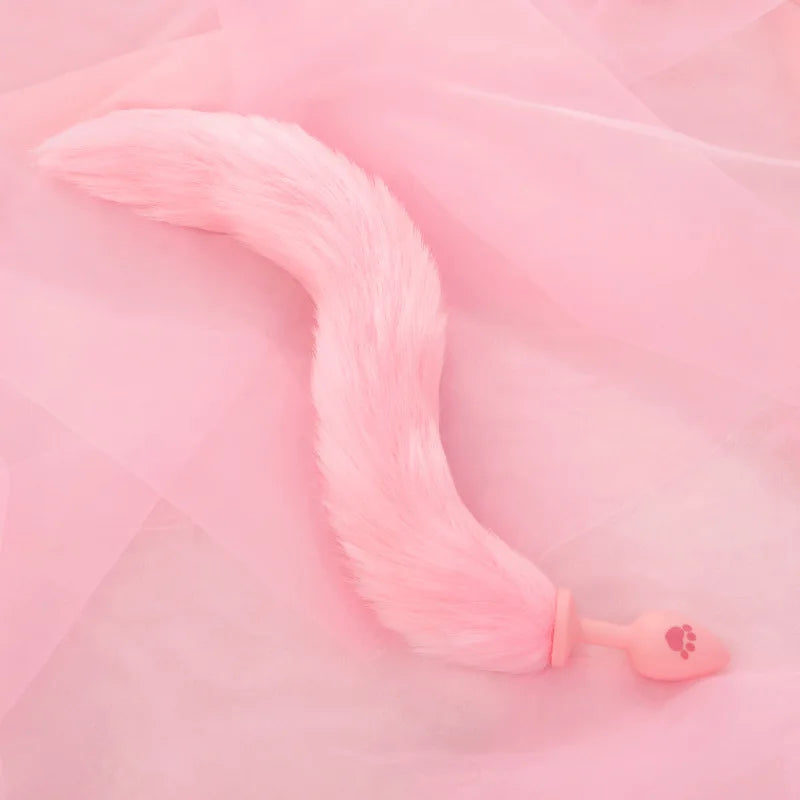 Sexy Kitty Anal Plug Tail Silicone Anal Toys for Women Men Butt Plug Cat Rabbit Anal Sex Toy Cosplay Erotic Adult Toys Sex Shop