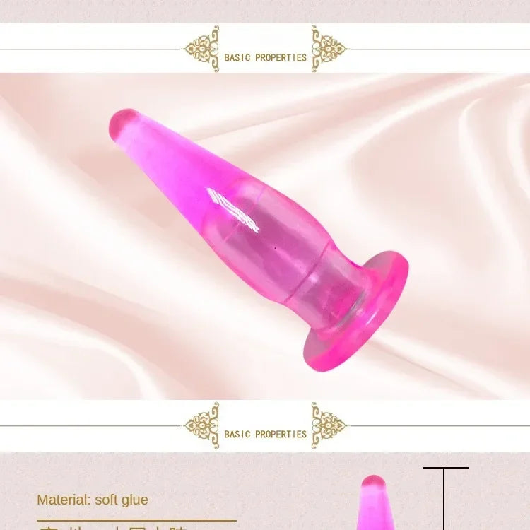 Anal Plug 6pcs Funny Butt Plug Backcourt Waterproof Silicone Comrades Adult Products Combination Set Massager Stick Training Kit