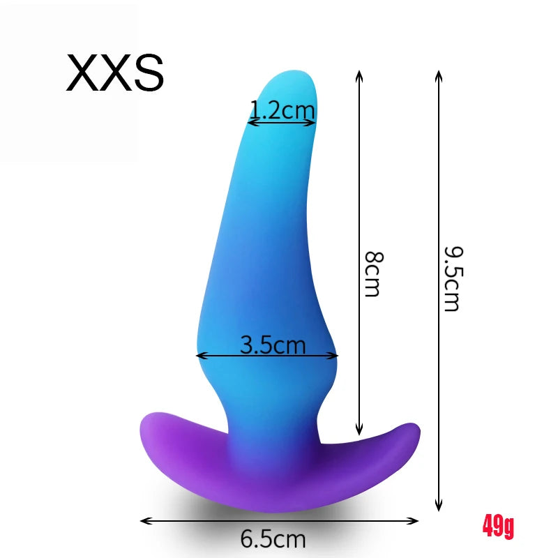 Mini Wearable Anal Plug Dildo For Women Masturbator Men Prostate Massage  Butt Plug Luminous Dildo Adult 18 Sexshop