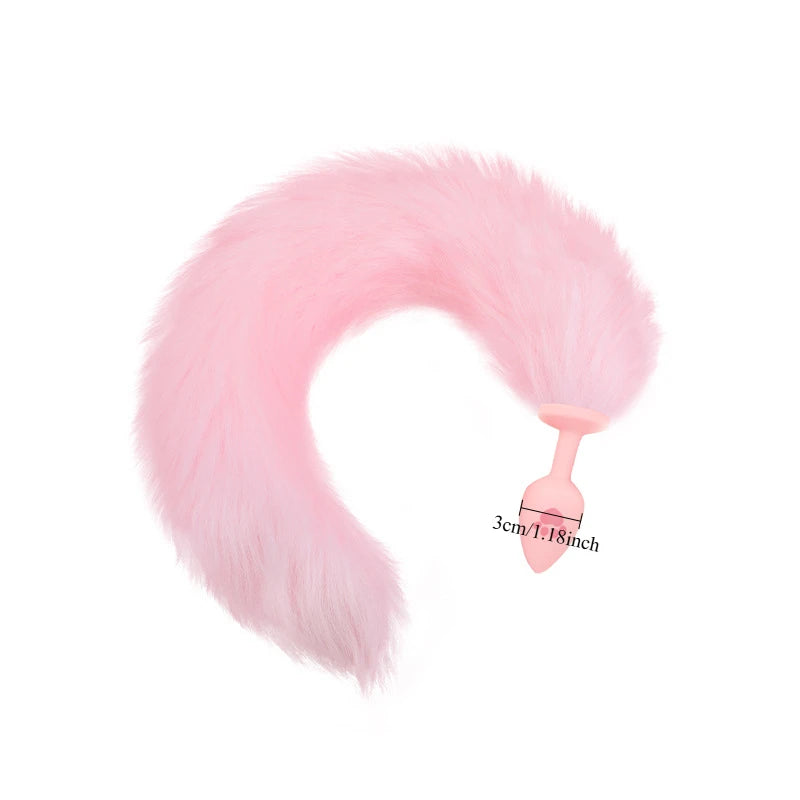Sexy Kitty Anal Plug Tail Silicone Anal Toys for Women Men Butt Plug Cat Rabbit Anal Sex Toy Cosplay Erotic Adult Toys Sex Shop
