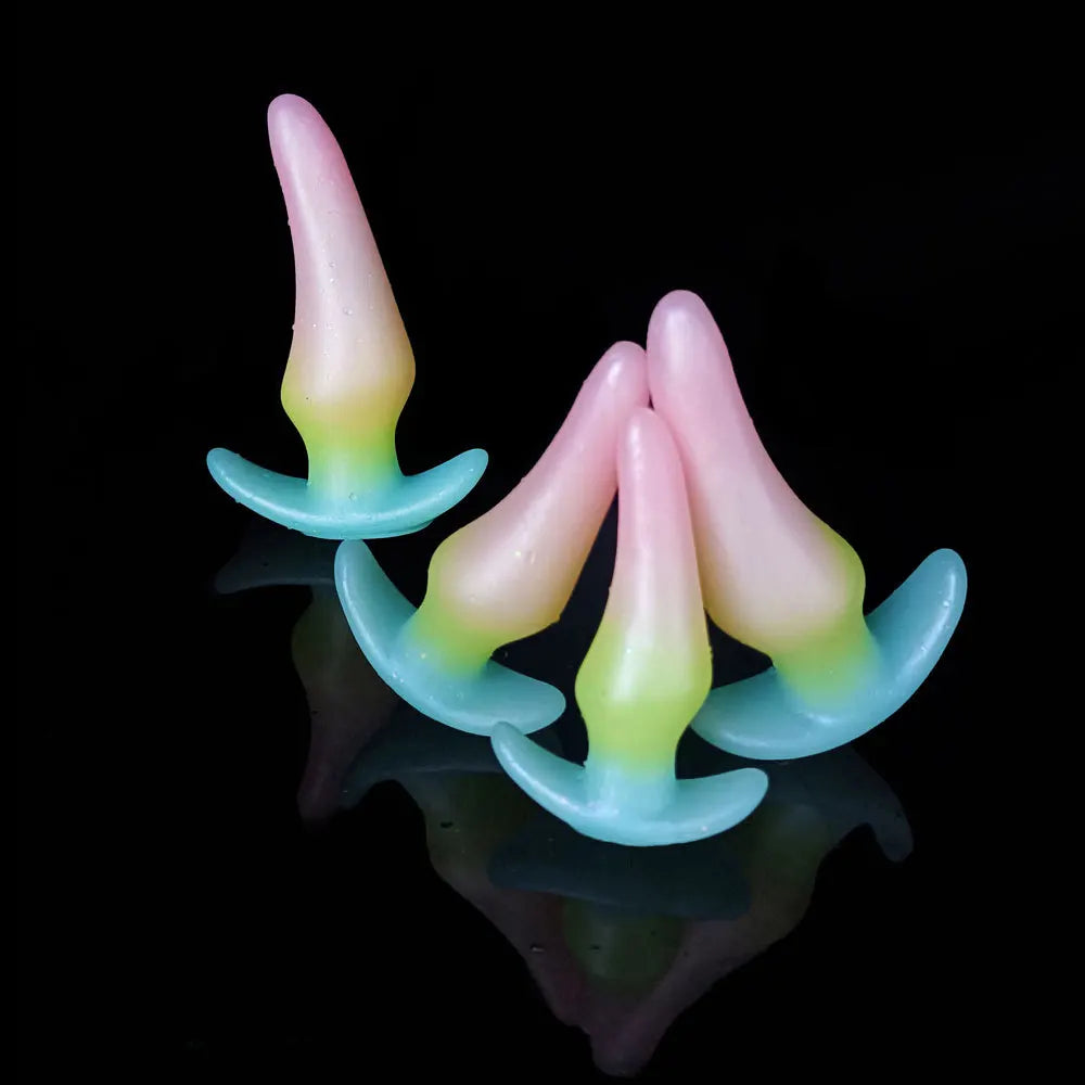 Mini Wearable Anal Plug Dildo For Women Masturbator Men Prostate Massage  Butt Plug Luminous Dildo Adult 18 Sexshop