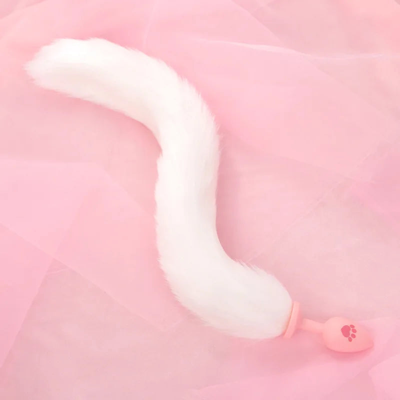 Sexy Kitty Anal Plug Tail Silicone Anal Toys for Women Men Butt Plug Cat Rabbit Anal Sex Toy Cosplay Erotic Adult Toys Sex Shop