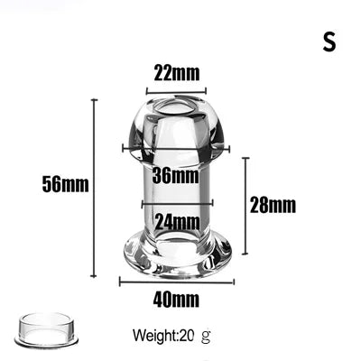 Hollow Anal Plug Butt Plug Anal Dilator Anus Tunnel Expansion Prostate Massager Sextoy Vagina Anchor Shower Enema Intimate Goods