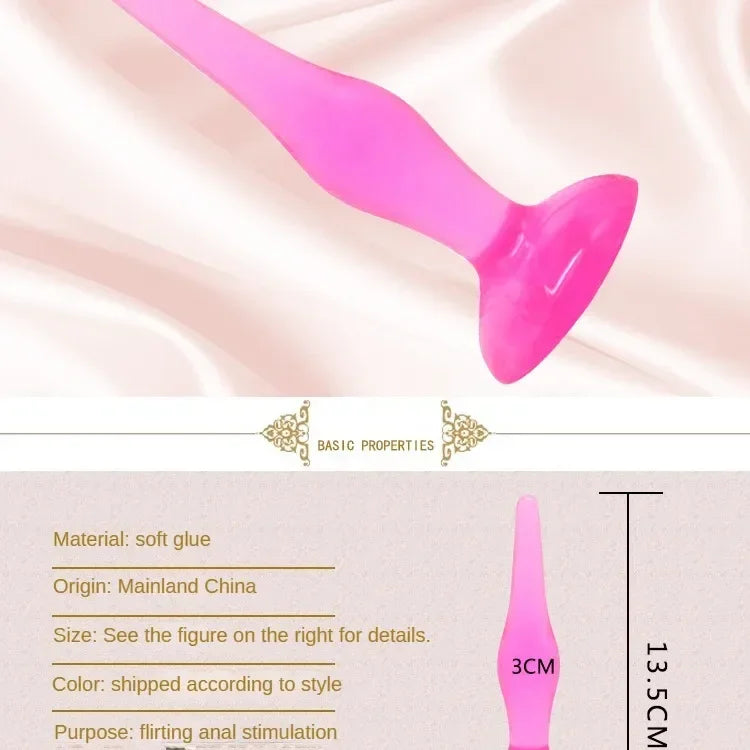 Anal Plug 6pcs Funny Butt Plug Backcourt Waterproof Silicone Comrades Adult Products Combination Set Massager Stick Training Kit