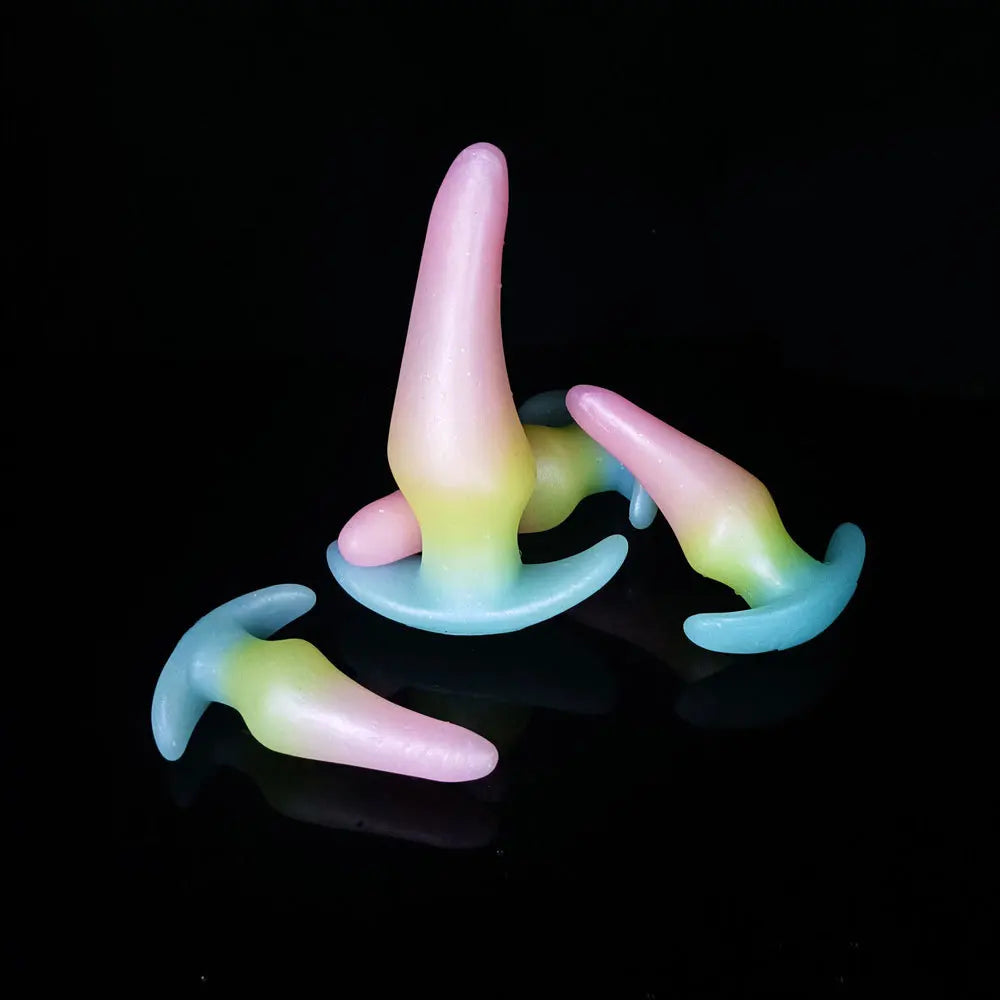 Mini Wearable Anal Plug Dildo For Women Masturbator Men Prostate Massage  Butt Plug Luminous Dildo Adult 18 Sexshop