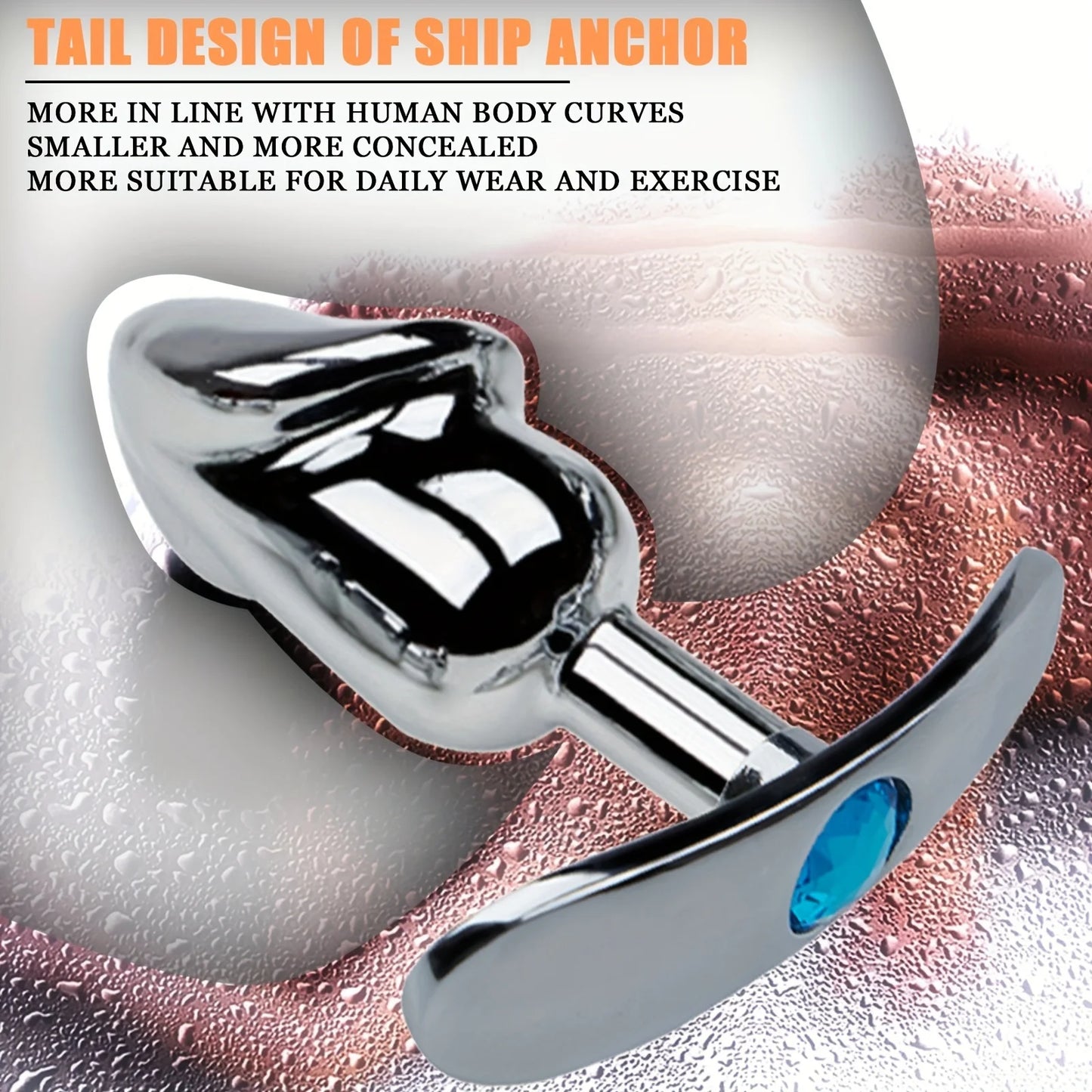 1 Pcs Adult Toys Butt Plug Anal Plug Bead Anal Sex Toys with Safe Waterproof Trainer Anal Sex Toy Stimulator Couples Prostate Ma