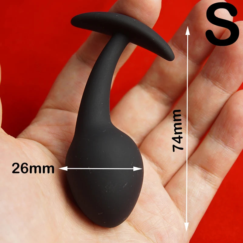 Silicone Anal Dilator But Butt Plug,Tadpole Shaped Buttplug Butplug Analplug,Anus Ass Beads Anchor Sex Toys,Prostate Massage