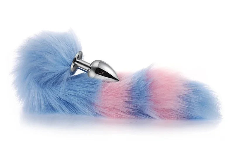 Cute Fox Tail Anal Plug Cat Ears Headbands Set Nipple Clip Neck Collar Erotic Cosplay Sex Toys For Women