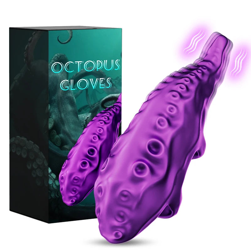 Vibrating Realistic Monster G-Spot Dildos Octopus Vibrator wit 10 Powerful Mode Adult Sex Toys for Women Anal Vagina Stimulation