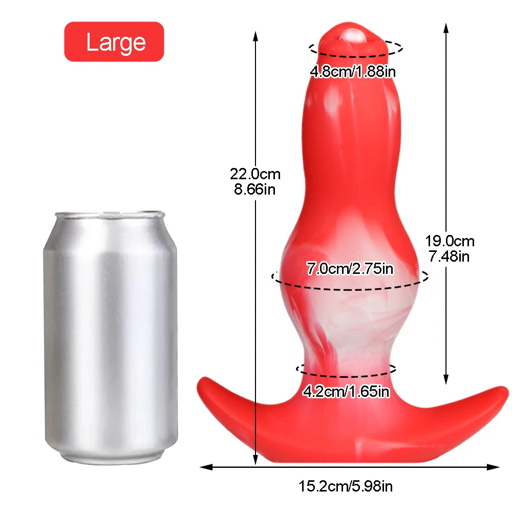 Wearable Anal Plug Liquid Silicone Soft Butt Plug Realistic Dildos Sex Toys For Women Anal Dildos Prostate Massage Butplug