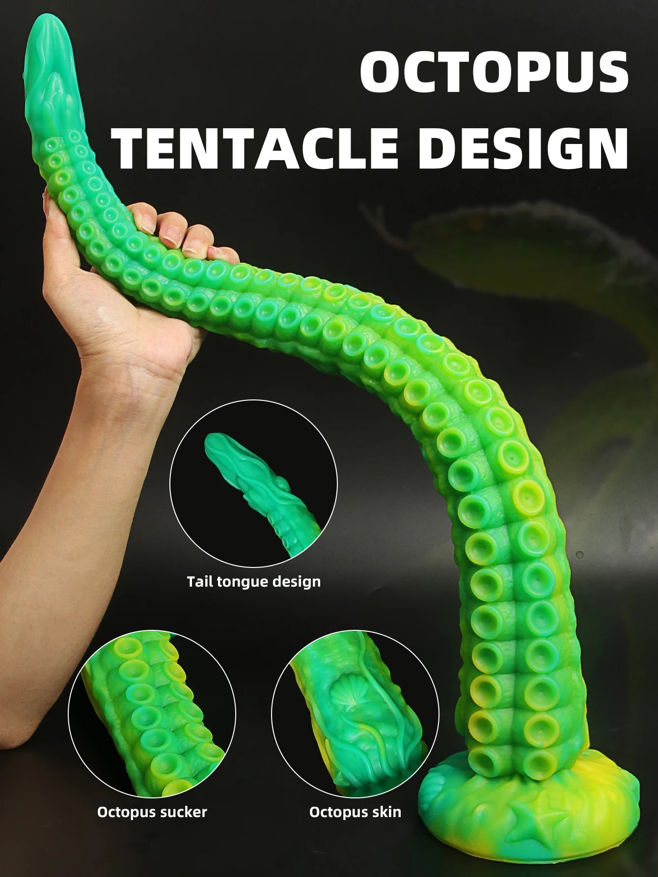 Long Butt Plug Tentacle Dildo Penis Progressive Vagina Octopus Anal Plug Adult Sex Toy Monster Dildo Anal Stimulator Sex Product