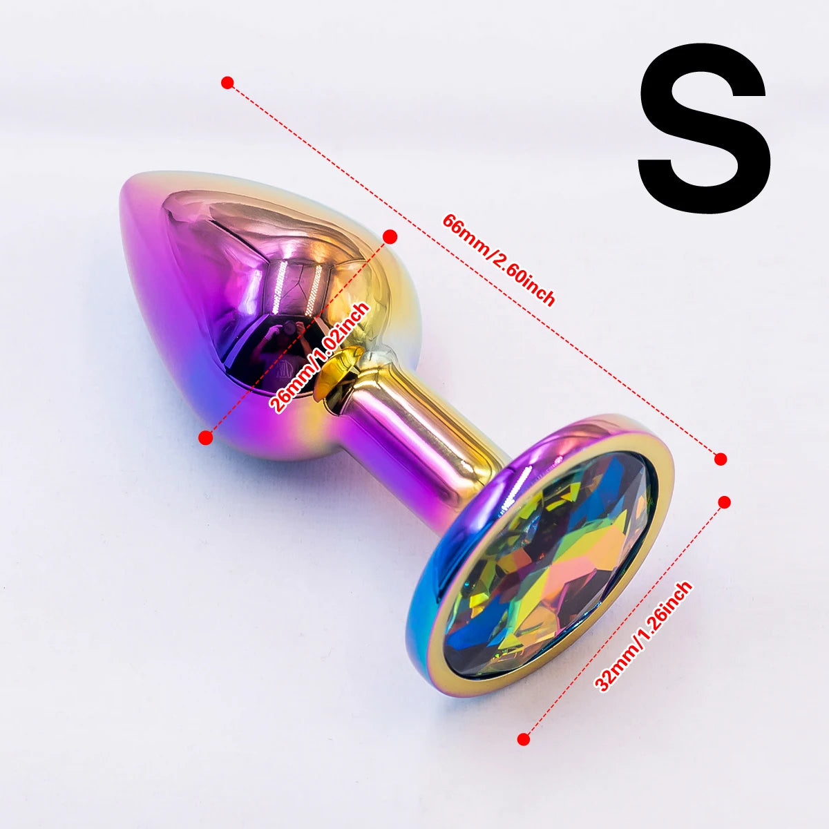 New Style Colorful Various sizes Metal Anal Plug Beginners To Expert Butt Plug Anus Massage Anal Stimulator Dildos Adult Sex Toy