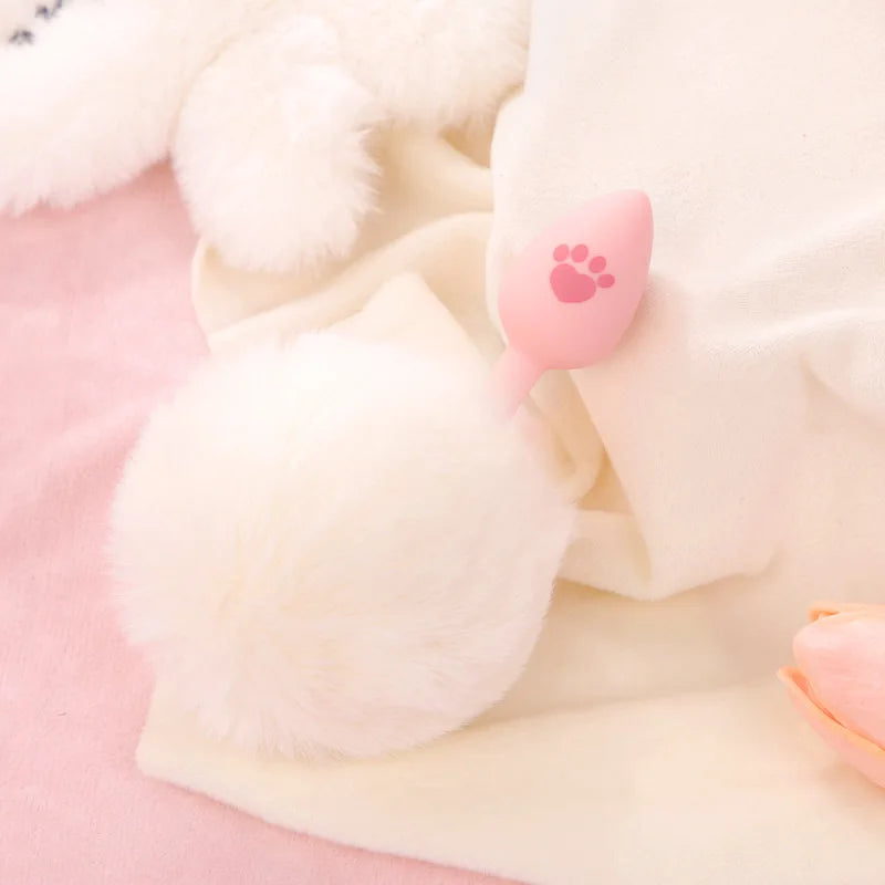 Sexy Kitty Anal Plug Tail Silicone Anal Toys for Women Men Butt Plug Cat Rabbit Anal Sex Toy Cosplay Erotic Adult Toys Sex Shop