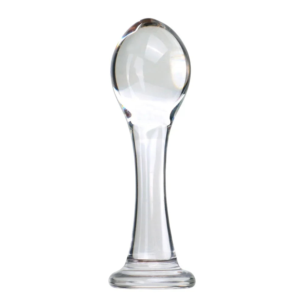 Glass Anal Plug Six-piece Set Pulling Beads Dual Use Small Dildos Butt Plugs Masturbation Posterior Dilation Adult Sex Toys