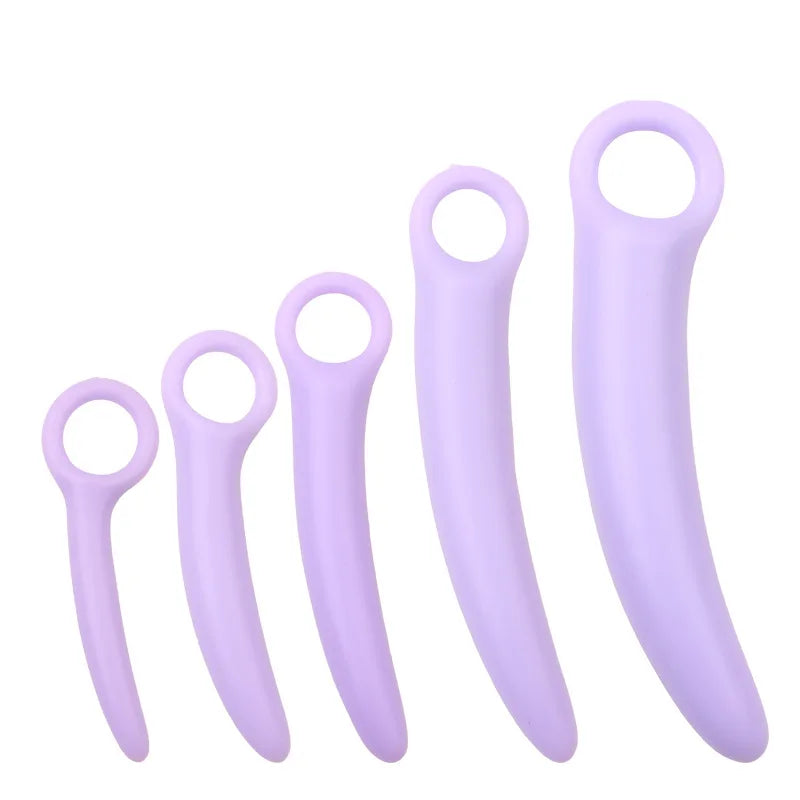 5-Piece Dilator Kit  Vaginal Muscle Training Strengthen Rejuvenate Anal Plugs Sex Health Toy Pleasure