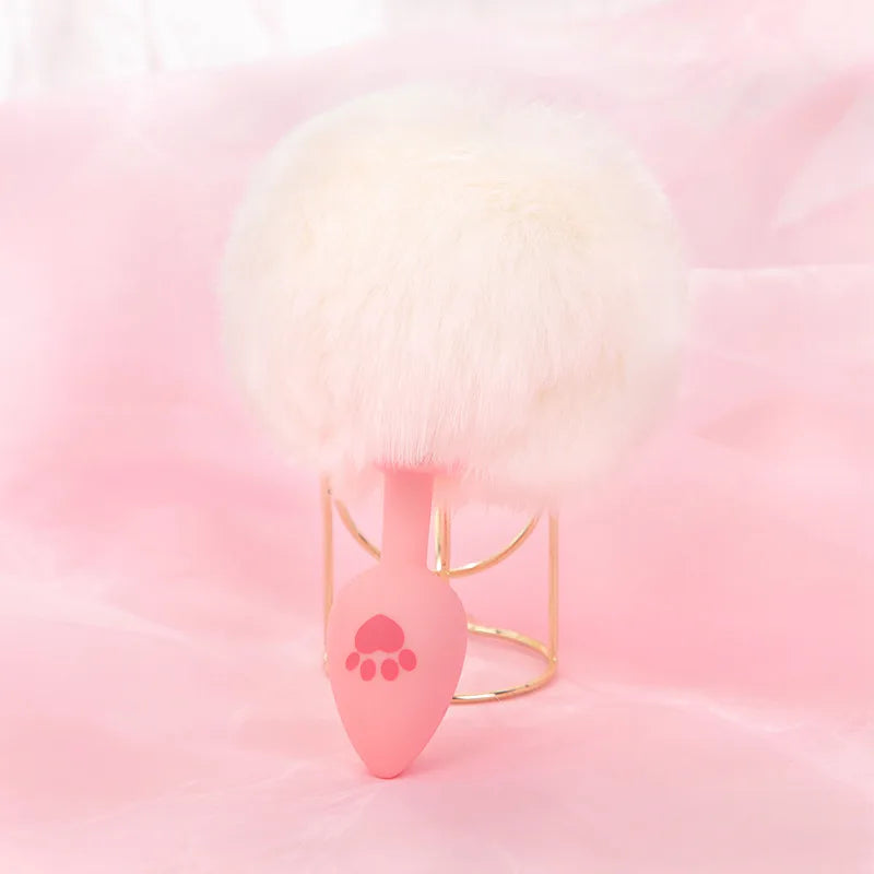 Sexy Kitty Anal Plug Tail Silicone Anal Toys for Women Men Butt Plug Cat Rabbit Anal Sex Toy Cosplay Erotic Adult Toys Sex Shop