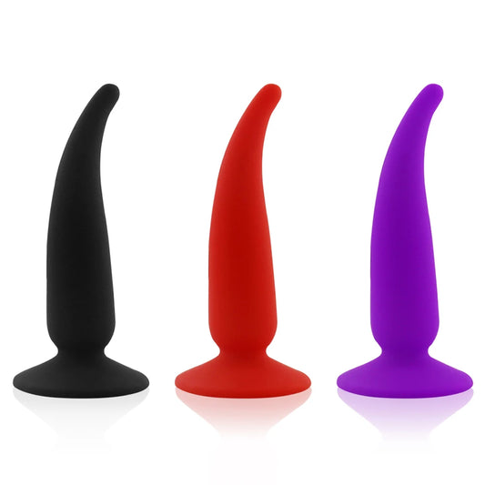 Silicone Anal Plug Smooth Butt Plug for Beginners Anus Dilator Anal Sex Toys for Women Men Adult Products Erotic Sextoys