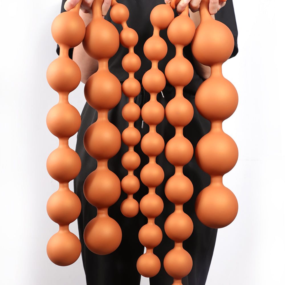 Super Long Anal Beads Anal Plug Prostate Massage Big Butt Plug Vaginal Balls Anal Stimulation Pull Bead Dildo Deep Anal sex Toy
