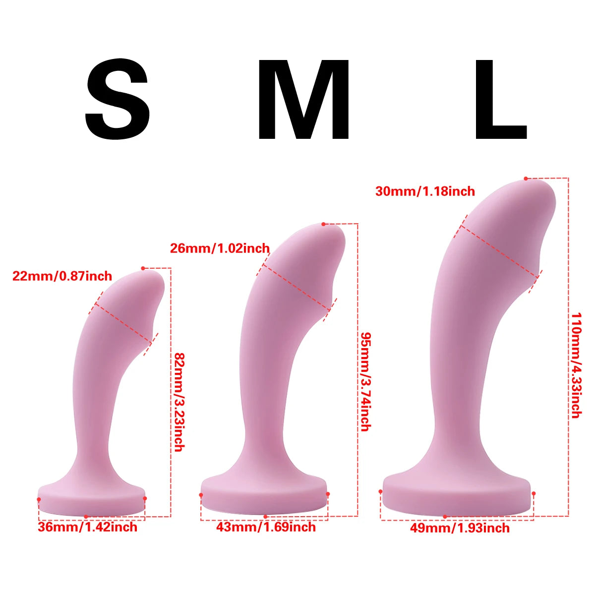 Silicone Anal Plug Gem Base Butt Plug Anal Masturbation Stimulator Anal Massage Dilatancy Toys G-point Massage Adult Sex Toys