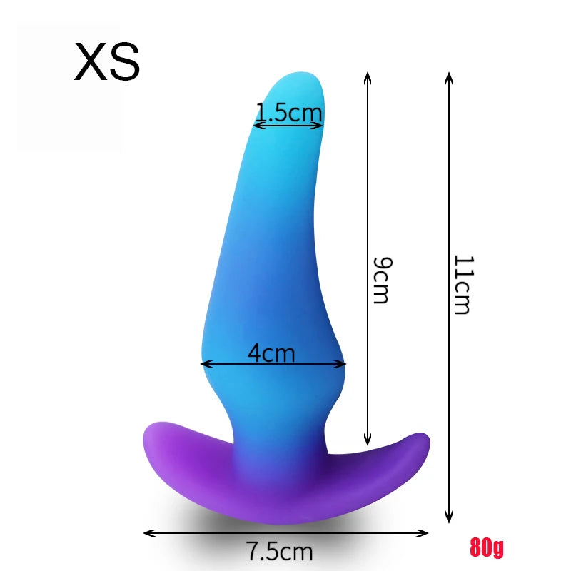 Mini Wearable Anal Plug Dildo For Women Masturbator Men Prostate Massage  Butt Plug Luminous Dildo Adult 18 Sexshop
