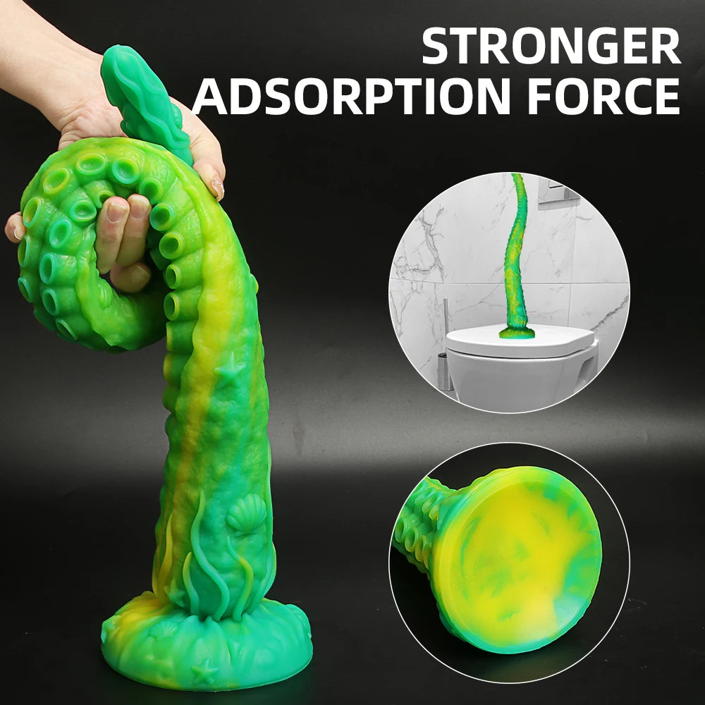 Long Butt Plug Tentacle Dildo Penis Progressive Vagina Octopus Anal Plug Adult Sex Toy Monster Dildo Anal Stimulator Sex Product