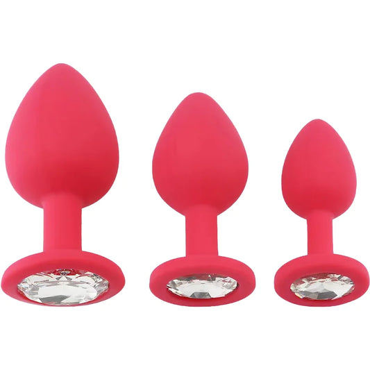 Silicone Butt Plug Butt Anal Plug 3 Size Butt Plug Male and Female Anal Trainer Adult Anal Sex Toy For Gay