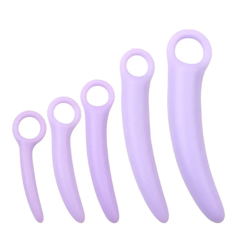 5-Piece Dilator Kit  Vaginal Muscle Training Strengthen Rejuvenate Anal Plugs Sex Health Toy Pleasure