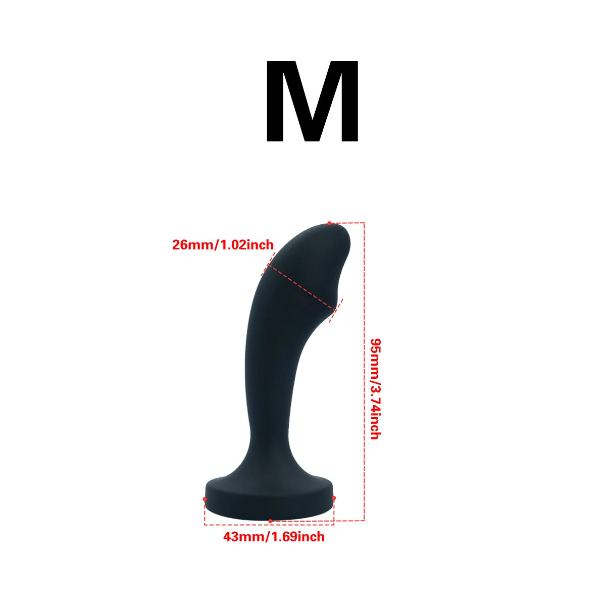 Silicone Anal Plug Gem Base Butt Plug Anal Masturbation Stimulator Anal Massage Dilatancy Toys G-point Massage Adult Sex Toys
