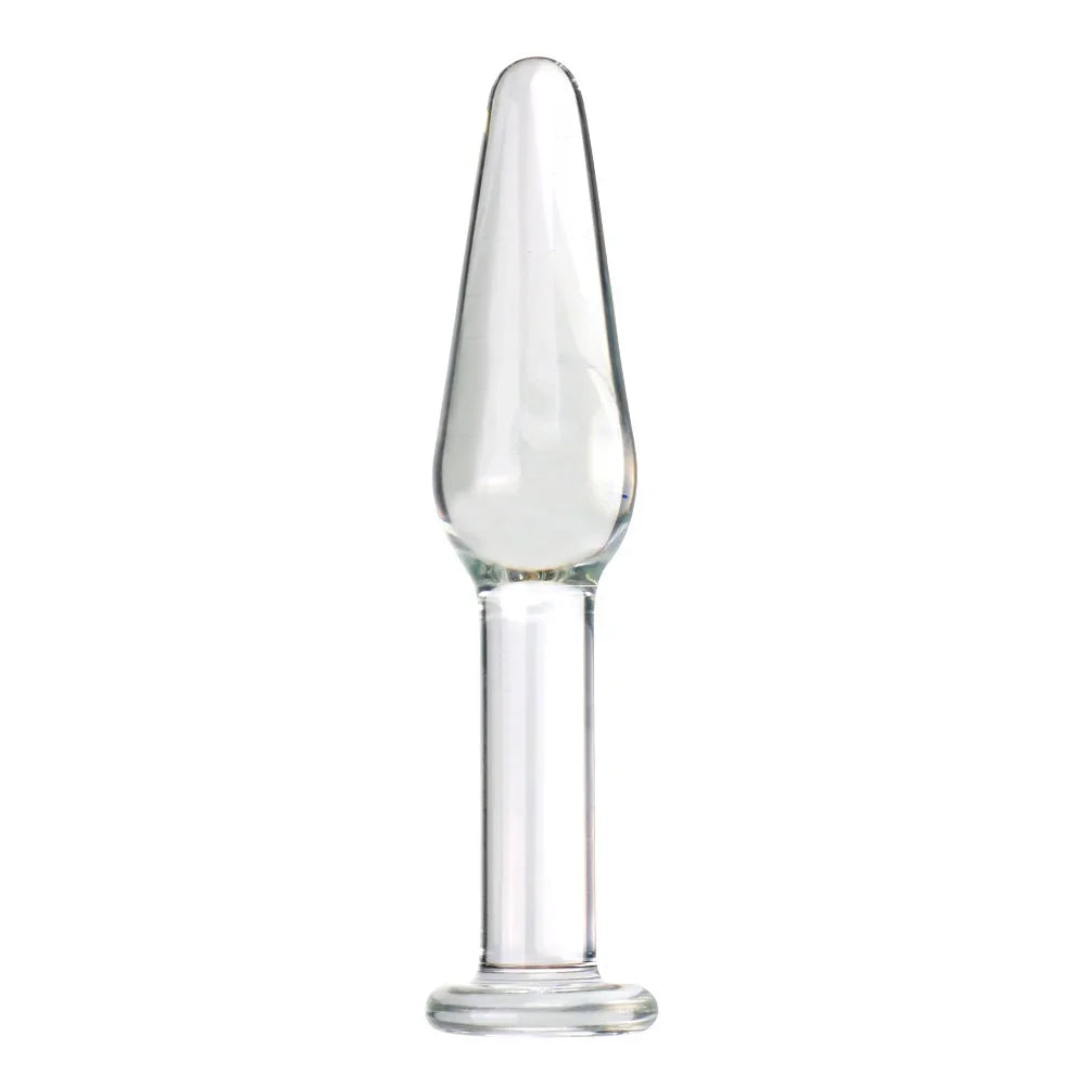 Glass Anal Plug Six-piece Set Pulling Beads Dual Use Small Dildos Butt Plugs Masturbation Posterior Dilation Adult Sex Toys
