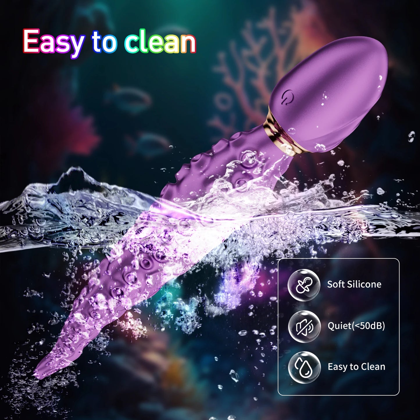 Vibrating Realistic Monster G-Spot Dildos Octopus Vibrator wit 10 Powerful Mode Adult Sex Toys for Women Anal Vagina Stimulation