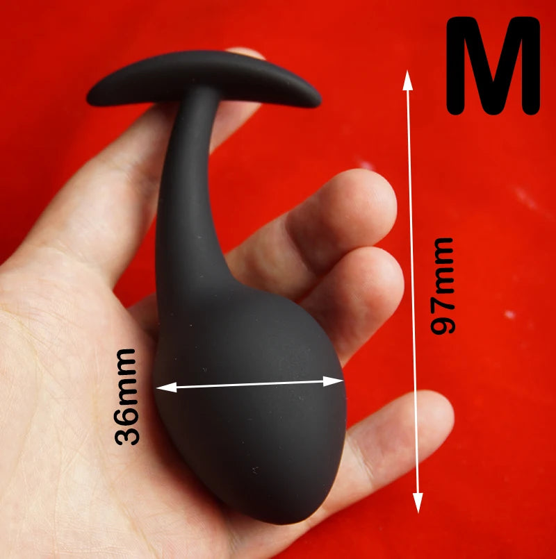 Silicone Anal Dilator But Butt Plug,Tadpole Shaped Buttplug Butplug Analplug,Anus Ass Beads Anchor Sex Toys,Prostate Massage