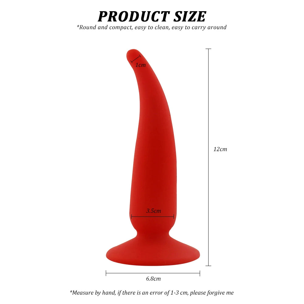 Silicone Anal Plug Smooth Butt Plug for Beginners Anus Dilator Anal Sex Toys for Women Men Adult Products Erotic Sextoys