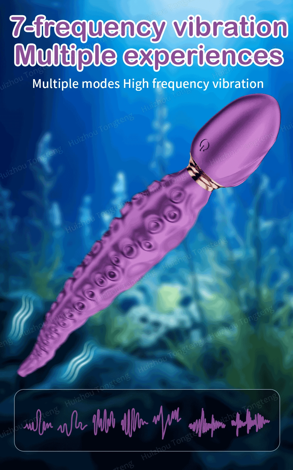 Vibrating Realistic Monster G-Spot Dildos Octopus Vibrator wit 10 Powerful Mode Adult Sex Toys for Women Anal Vagina Stimulation