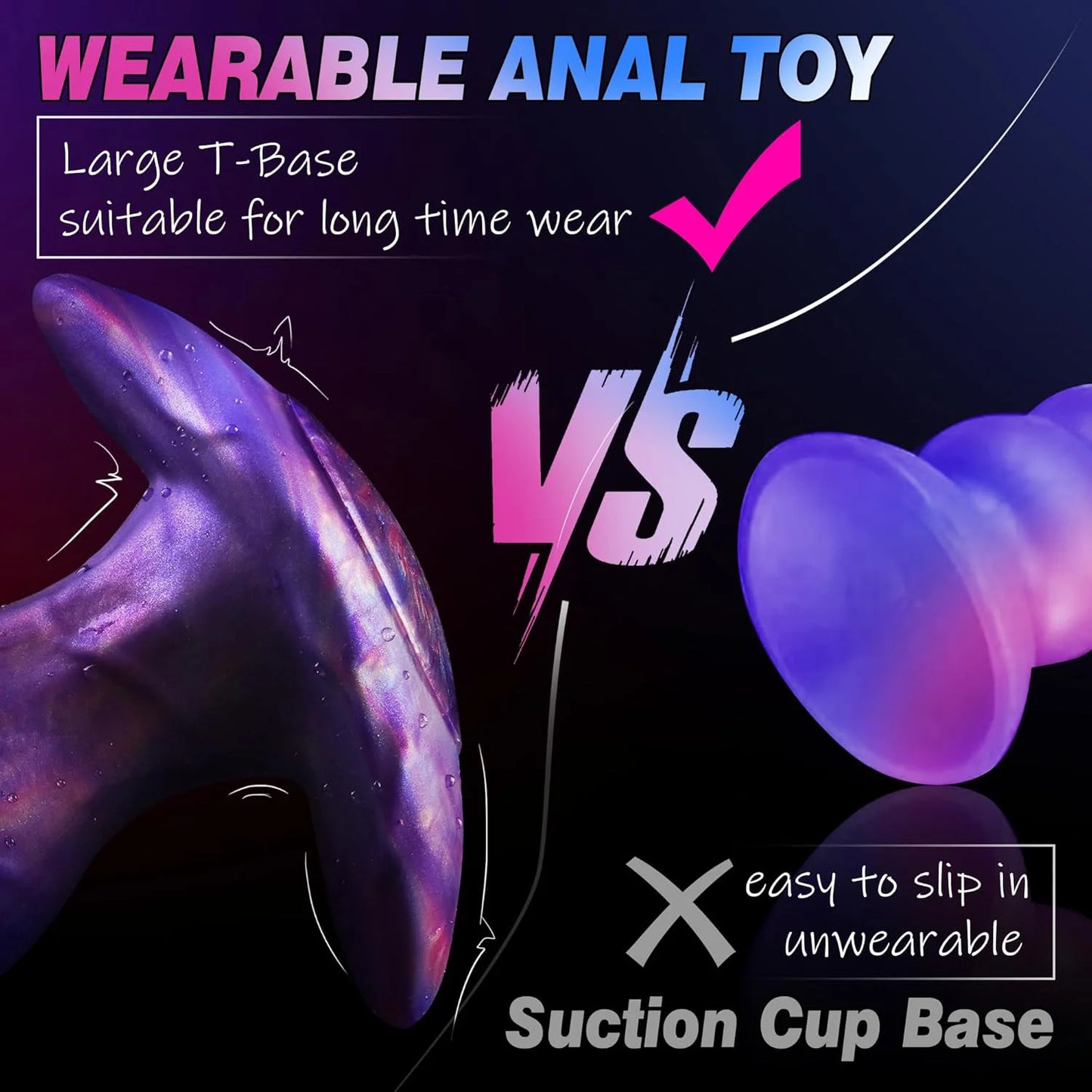 New Trend Wearable Anal Plug P Spot Stimulator Prostate Massage Fake Dildo Buttplug Sex Toy For Women Men Anal Dilator Adult 18