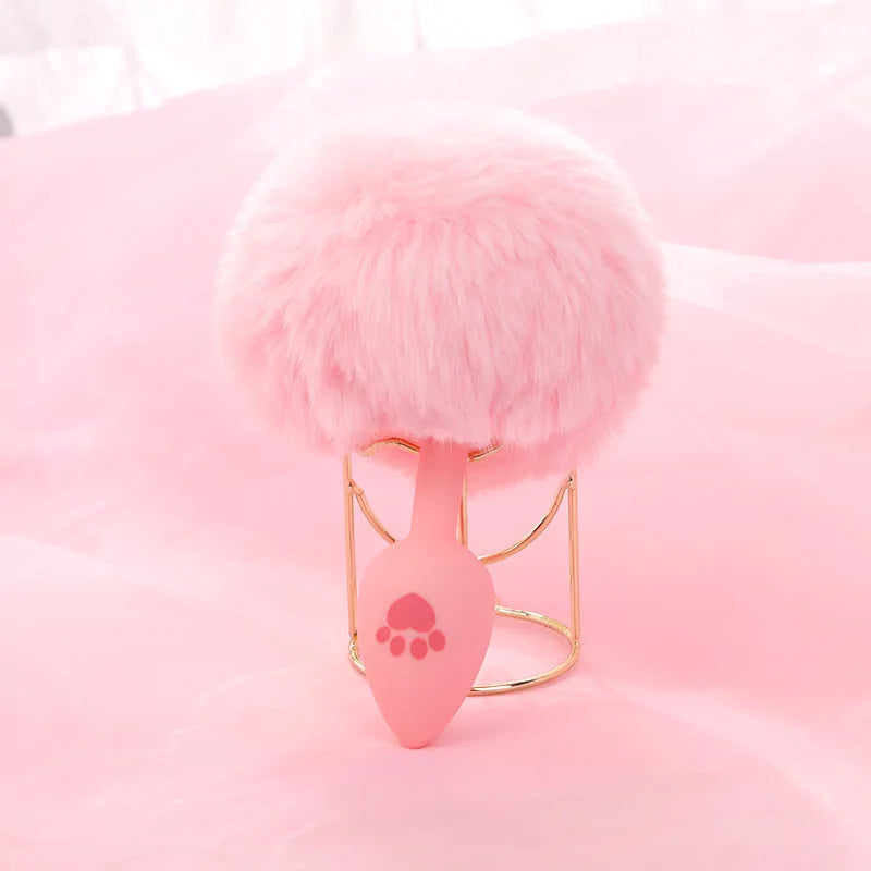 Sexy Kitty Anal Plug Tail Silicone Anal Toys for Women Men Butt Plug Cat Rabbit Anal Sex Toy Cosplay Erotic Adult Toys Sex Shop